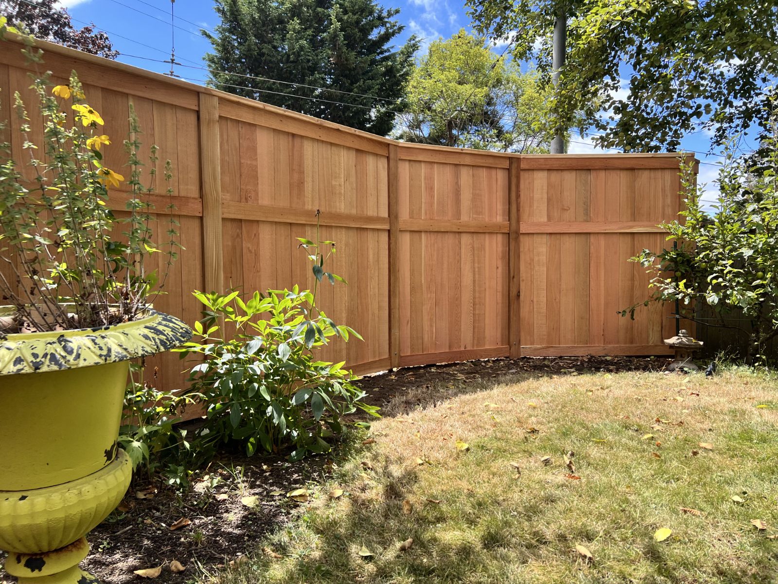 Wood soundproof fence